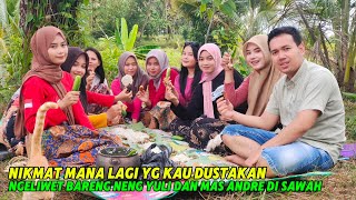 NGELIWET BARENG GADIS DAN JANDA‼️MERAYAKAN HARI JADIAN NENG YULI DAN MAS ANDRE DI SAUNG SAWAH [upl. by Gnidleif228]