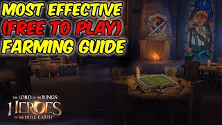 LoTR Heroes of Middle Earth Farming Guide Free To Play [upl. by Mun]