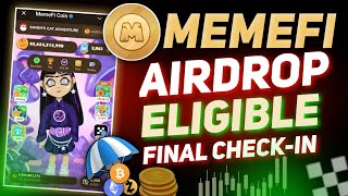 Memefi Airdrop Eligible Criteria চেক করে নিন  Memefi Airdrop Criteria  Memefi New Update [upl. by Ynolem]