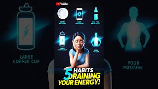 5 Daily Habits Secretly Draining Your Energy and How to Fix Them [upl. by Eimaj]