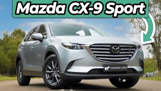 The Best Affordable SevenSeater SUV Mazda CX9 Sport 2023 Review [upl. by Hyps]