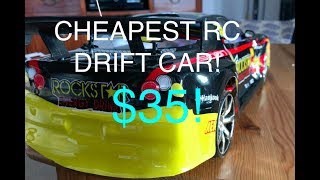 RC Drift Car CHEAPEST 110 SCALE 35 REVIEW [upl. by Wadlinger]