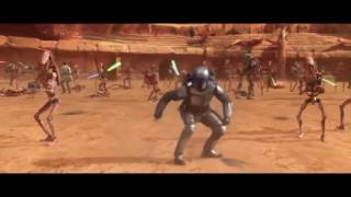 Battle of Geonosis but Every Time Anyone Gets Hit By Anything Jar Jar Screams quotOh Noquot [upl. by Auoh934]