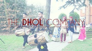 The DHOL Company  Groom  Baraat Entrance  Chigwell Marquee [upl. by Adyaj612]