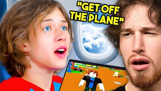 Karen has Kid THROWN OFF Plane for ROBLOX [upl. by Haya]