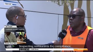 Labour Inspection  Pilanesberg restaurants examined for compliance  Thabiso Moss reports [upl. by Oeflein]