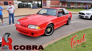 Ultra rare 1993 Cobra R does the cruise at Ford Takeover 2023 [upl. by Silva]