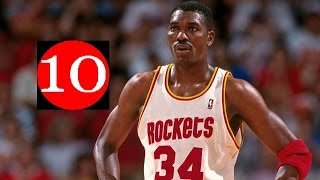 Hakeem Olajuwon Top 10 Plays of Career [upl. by Sandon254]