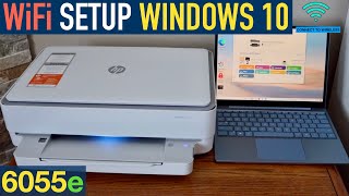 HP Envy 6055e WiFi Setup Windows 10 Laptop Review [upl. by Lamoree446]