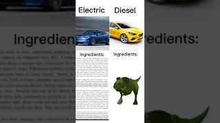 Electric VS Diesel funnymemes funnypictures [upl. by Ailuj]