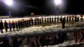 Newbury High School Marching Band in SnowBowl 2013 [upl. by Hsihsa160]