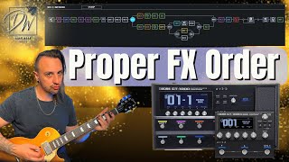 The Correct Pedal Order  BOSS GT1000 [upl. by Siusan137]