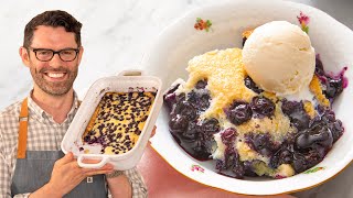 Easy Blueberry Cobbler Recipe [upl. by Wahlstrom748]