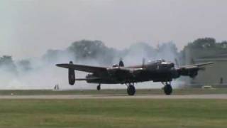 Lancaster Bomber Landing [upl. by Nylaf]