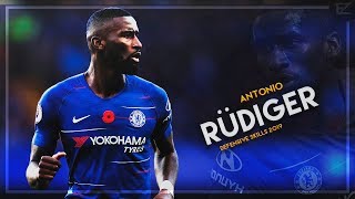 Antonio Rüdiger 2019 ● Chelsea ▬ Amazing Tackles Defensive Skills amp Goals HD [upl. by Tnaryb]