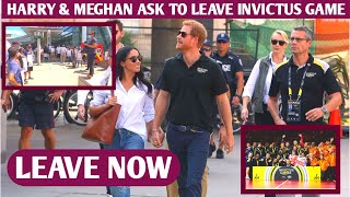 BOOED amp JEERED Prince Harry and Meghan in tears as they are BOOED Upon Arrival in Canada for IGs [upl. by Eladal698]