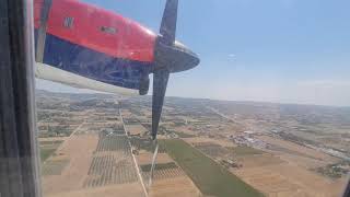 Landing in Thessaloniki from Kraljevo with AirSerbia [upl. by Celie]