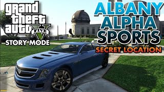 ALBANY ALPHA SPORTS SECRET CAR LOCATION IN GTA 5 STORY MODE [upl. by Delilah52]