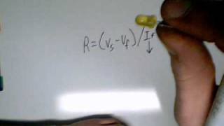 How To Calculate Leds Resistor needed and ohms law explained [upl. by Emorej594]