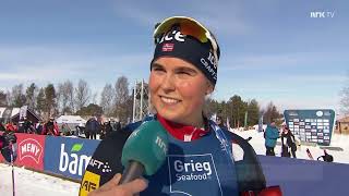 Relay WomenStafett kvinner  2023 Norwegian Biathlon Championships [upl. by Kcirederf133]