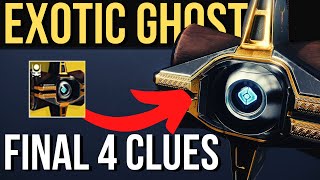 Destiny 2  How to Get Presage Exotic Ghost Shell  All 4 Clues to Scan  All the Scattered Pieces [upl. by Armyn]