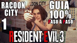 GUIA COMPLETA PASO A PASO AL 100  RACOON CITY  RESIDENT EVIL 3 [upl. by Clevie311]