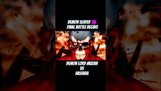 Demon Slayer 😈 Final Battle Muzan vs Hashira anime demonslayer kimetsunoyaiba muzan hashira [upl. by Nykal166]