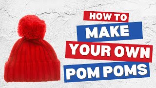 Pom Pom Perfection Easy DIY with Clover® Pom Pom Maker 🎉🧶 [upl. by Retrak]