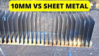 10mm vs Sheet Metal  Xtreme Penetrator JHP FMJ Buffalo Bore Heavy Outdoorsman [upl. by Lorolla]