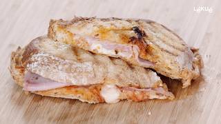 Sandwich ”pizza”  Microwave Grill  Recipes with Lékué [upl. by Orimisac]