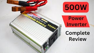 12V  500W Power Inverter  Complete Review [upl. by Yerffej]