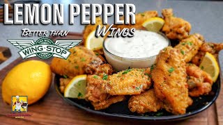 Easy Lemon Pepper Wings Recipe  Wingstop Copycat Alternative [upl. by Wade]