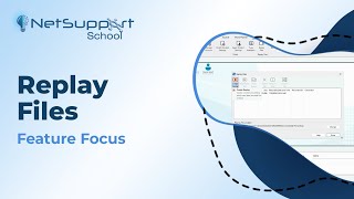 NetSupport School Feature Focus  Replay Files [upl. by Introk167]