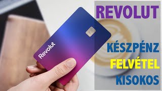 REVOLUT készpénzfelvételi limit  ingyenes készpénz felvétel Revolut kártyával így csináld [upl. by Odraner]