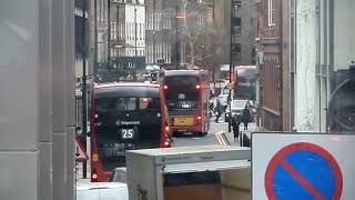 E400H Euro 6 Stagecoach LondonNEW Logo 12331 SL14LNX Journey on Route 205 Divert Via Leman Street [upl. by Mommy107]