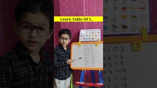 Learn Multiplication Table Of 3  3 ka pahadaleantablemathforkids mathsmathtables [upl. by Nahsor]