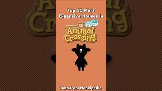 Top 10 Most Expensive Houses In Animal Crossing 5 shorts animalcrossing nintendo gaming data [upl. by Arni]