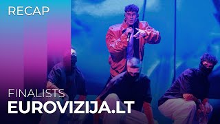 EurovizijaLT 2024 Lithuania  Finalists  RECAP [upl. by Melville310]