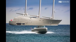 SAILING YACHT A • Worlds Largest Sailing Yacht • 600M [upl. by Liemaj]