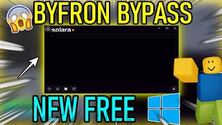 How to EXPLOIT on Windows PC  quotSOLARAquot Executor  BYFRON on Roblox Website NO MORE EMULATOR FREE [upl. by Naveb]