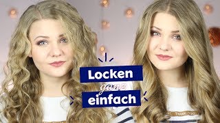 Locken machen  mit und ohne Hitze I DominoKati [upl. by Gae3]