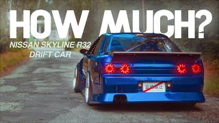 TOTAL COST of building my NISSAN SKYLINE 1UZR32  NIGHTRIDE [upl. by Aibsel]