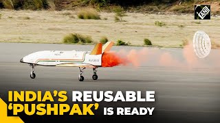 ISRO successfully conducts 3rd consecutive test landing of reusable launch vehicle RLV Pushpak [upl. by Shayna]