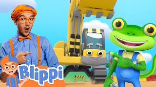 Excavator Song ft GeckosGarage  Im An Excavator  Songs For Kids [upl. by Lien]