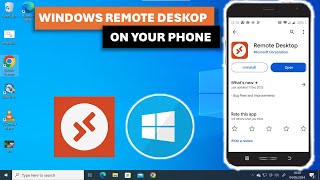 Using Windows Remote Desktop on your Phone [upl. by Halet]