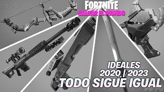 ARMAS IDEALES DEL 2020 A 2023 NO HAY CAMBIOS BUENO SOLO 1  FORTNITE SALVAR EL MUNDO [upl. by Eeluj623]