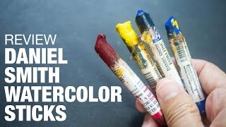 Review Daniel Smith Watercolor Sticks [upl. by Nepets]