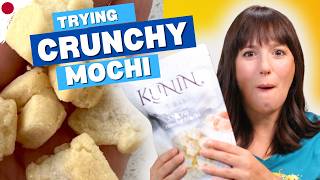 Japanese CRUNCHY snacks ASMR with Mochi [upl. by Sirref]