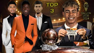 Top 3 Ballon dOr 2024 Vinicius Rodri amp Bellingham ► Goals Assists Trophies amp Others Update ● HD [upl. by Alayne]