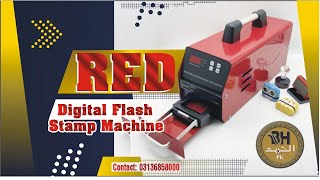 RED DIGITAL FLASH STAMP MACHINE NEW [upl. by Acinhoj]